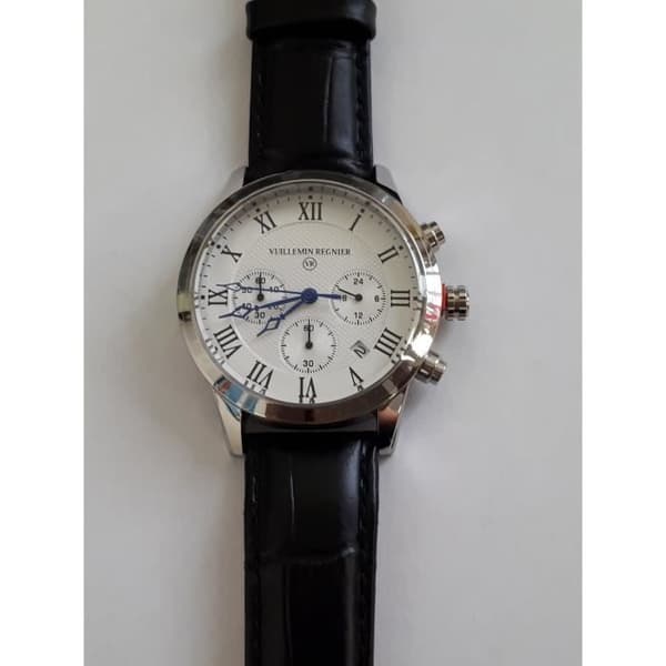 Ur - VUILLEMIN REGNIER - 000AAB - Ægte læder - Sort - 23,5 cm Svart