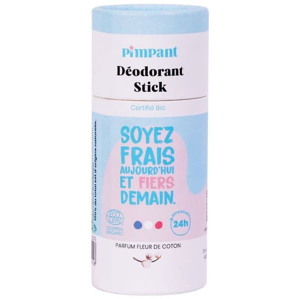 Økologisk bomuldsduftende deodorant stick