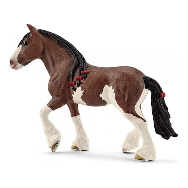 Figuriini - SCHLEICH - Clydesdale tamma - Ruskea - Farm World - Sekalaiset Flerfärgad