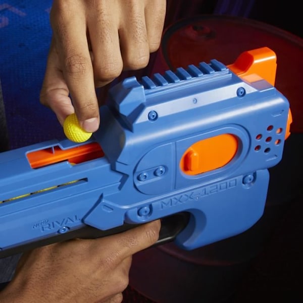 Nerf Rival Charger MXX-1200 blå og officielle Nerf Rival Foam Balls Lader MXX-1200