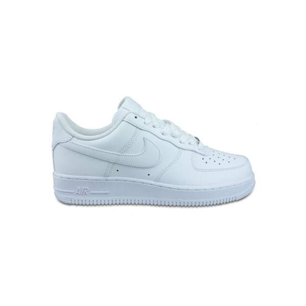 Basket Nike AIR FORCE 1 '07 - Hvid - Læder - Snørebånd - Let støddæmpning