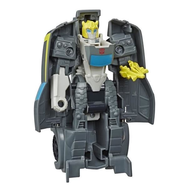 Transformers Bumblebee Cyberverse Adventures Robot Action 2 i 1 Bumblebee Stealth Force - 10,5 cm - Transformérbart legetøj 2 i 1