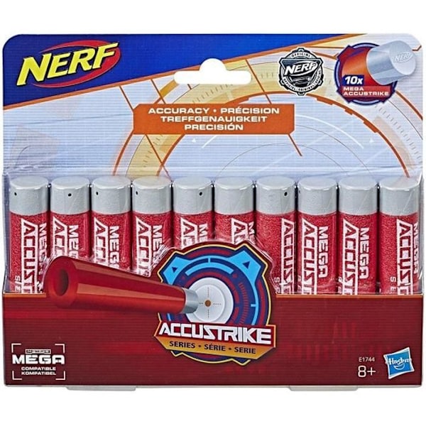 NERF MEGA ACCUSTRIKE - Refills x10 [OFFICIAL DARTS]
