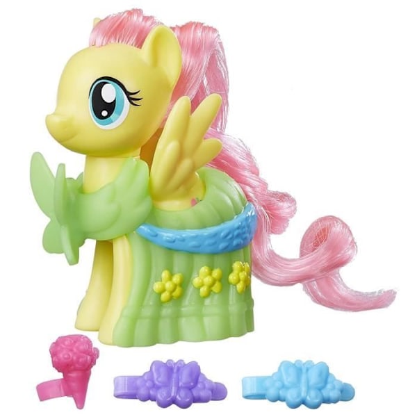 Figuriini My Little Pony - HASBRO - Paraatiasu - Vihreä viitta ja lisävarusteet Grön, gul, rosa, blå