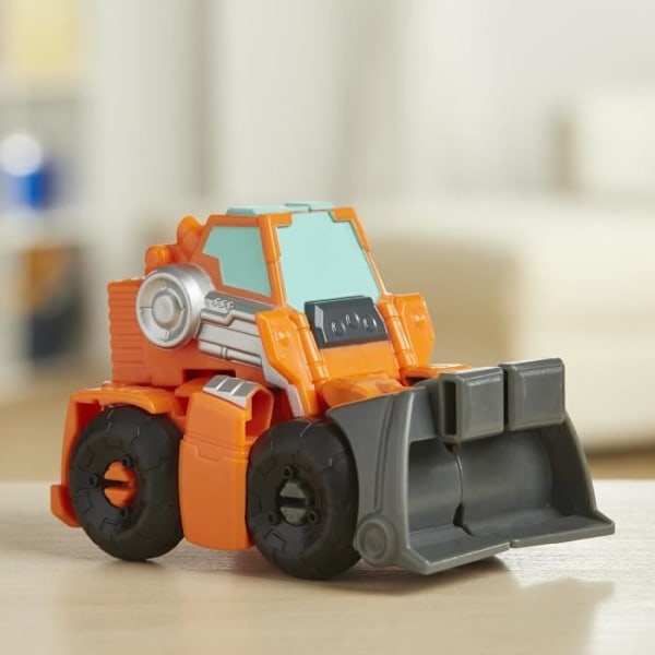 Figurine Transformers Playskool Rescue Bots Academy - Robotredder Wedge og 11 cm elektronisk trailer Kil + trailer