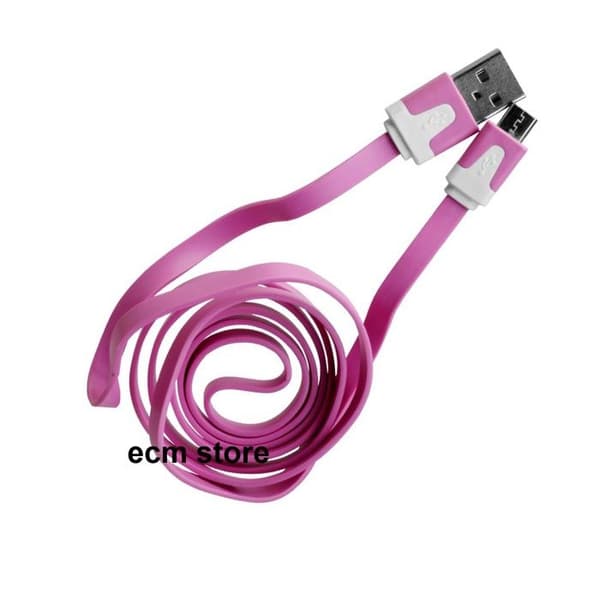 Micro USB-kabel - BE MIX - 1 m - Opladning og synkronisering - Farve rosa - 2.0A rose