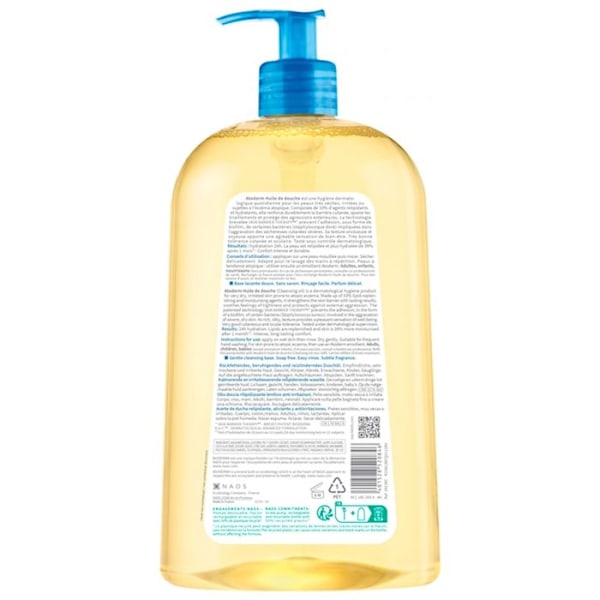 Bruseolie - Bioderma - Atoderm - Ultra-nærende - 1 L - Sensible hudtyper