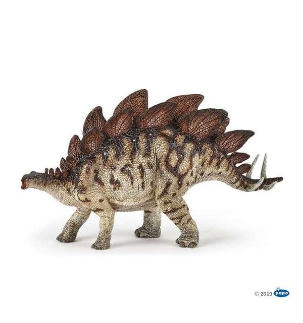 Dinosauruksen figuuri: Stegosaurus Enfärgad
