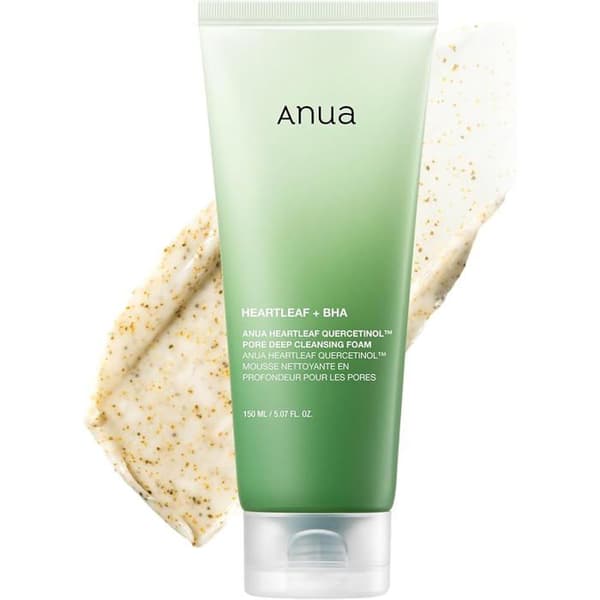ANUA Heartleaf Quercetinol Pore Deep Cleansing Foam – Beroligende rensende skum 150ml