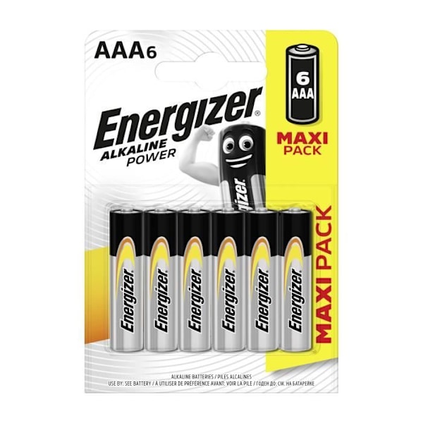 Rakkula 6 Pinoa LR3 Energizer Power - läpinäkyvä