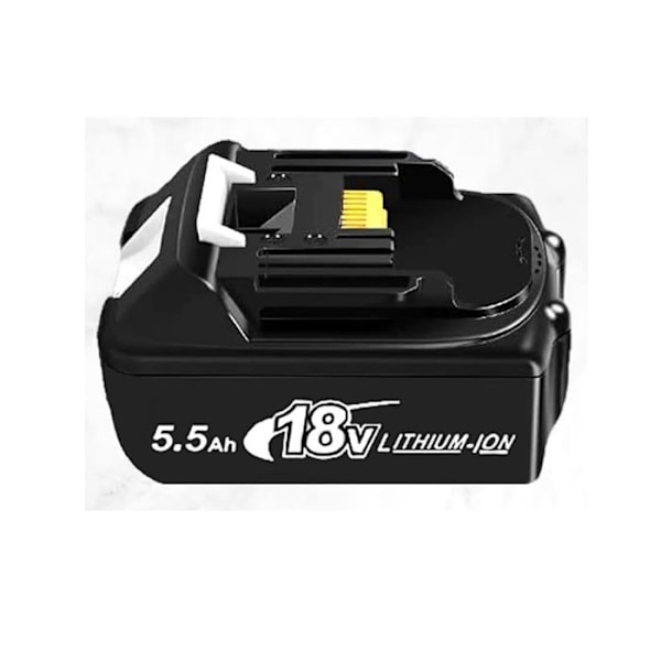 MAWIRON Erstatningsbatterier 18 V 5,5 Ah 1 stk BL1860B erstatter for Makita 18 V 5,5 Ah Li-Ion batteri