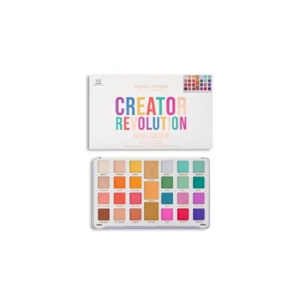Makeup Revolution Creator Revolution Palette med øjenskygge i kongelig farve