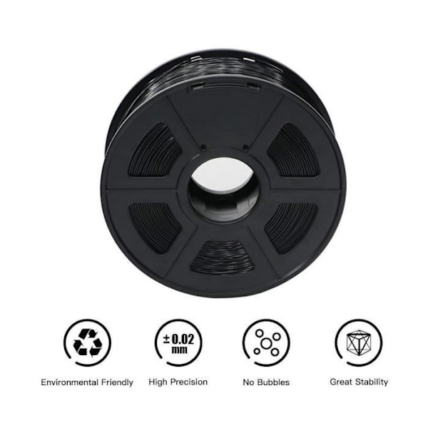 ANYCUBIC PLA Filament 1,75 mm, 3D Printing Filament PLA Filament för 3D-skrivare & PLA 3D-penna, vit