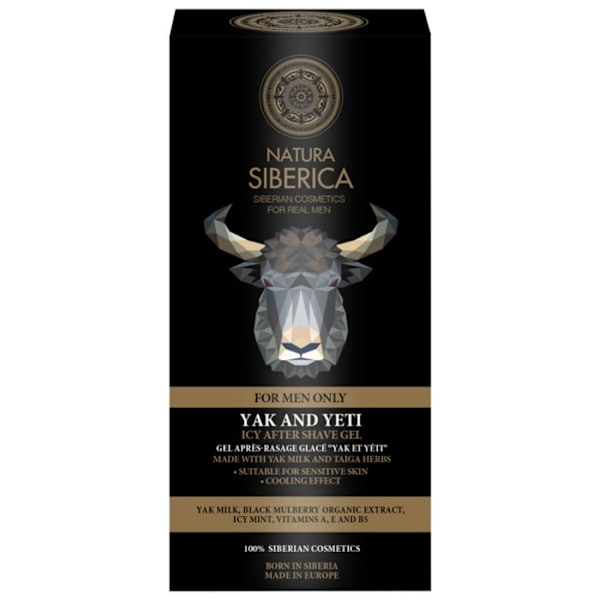 Natura Siberica - Jäähdytävä after-shave geeli - Yak ja yeti - 150 ml