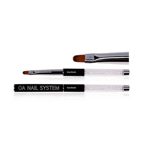 OA NAILS SYSTEM BLACK'SHINE BRUSH – OVAL BRUSH T4 nail art nagelborste