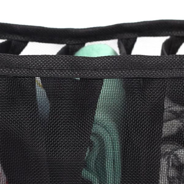 Sæt af 11 opbevaringskasser "Underbukser" 32cm Sort Svart