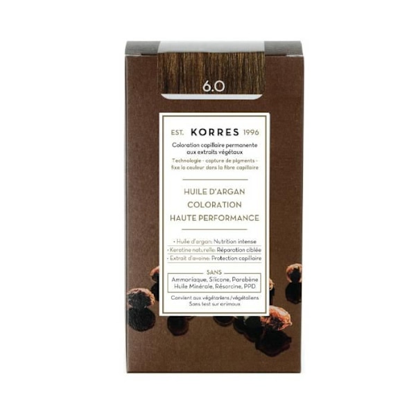 Korres Hårfärg Permanent Mörk Blond 6.0