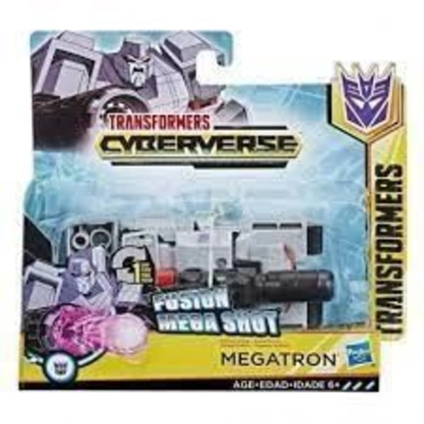 TRANSFORMERS CYBERVERSE - ROBOTAKTION 2 I 1 MEGATRON 12CM