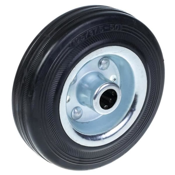 125mm 5" gummidæk med solidt stemplet stål center 120kg