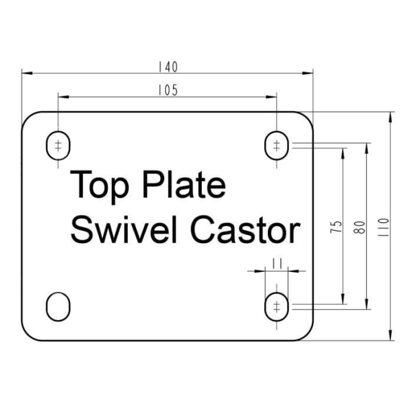 työmaavarusteet 200 mm 8" ruostumattomasta teräksestä valmistetut pyörät, harmaa kumi, kääntyvä, 820 kg, 4 kpl sarja