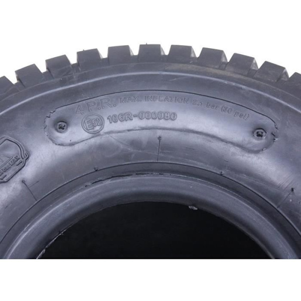 Parnells 15x6.00-6 4-lagers Multi Gräsklippare 15 600 6 Ride On Tire - Deli Tire