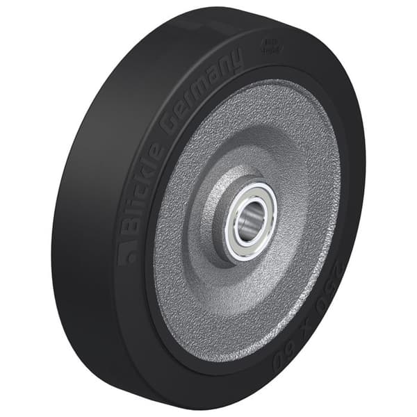 250 mm pyörä kanssa Svart