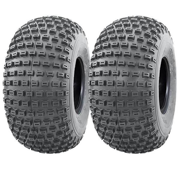 18x9.50-8 Knobby ATV Däck, ATV Quad Trailer Däck, P322, 18 950 8 Däck Set med 2