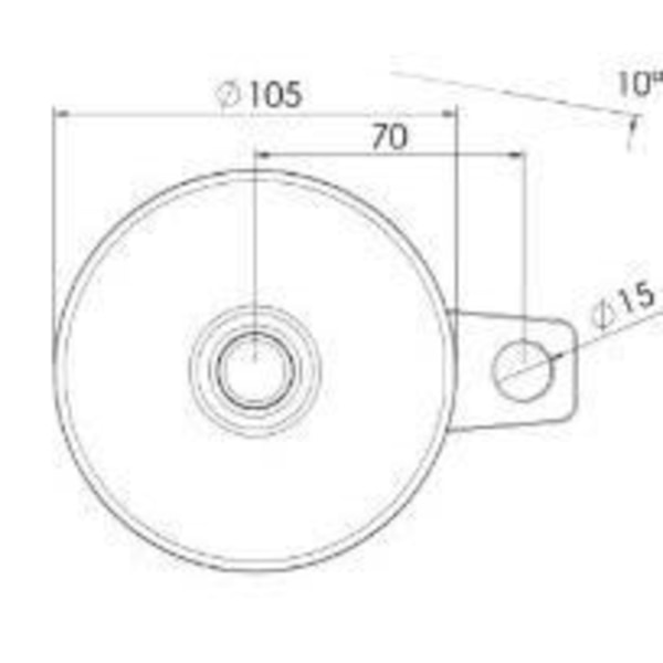 byggepladsudstyr rustfrit stål nivelleringsfod 20x100x105mm og anti-vibrationspude 2200 kg-Sæt 4