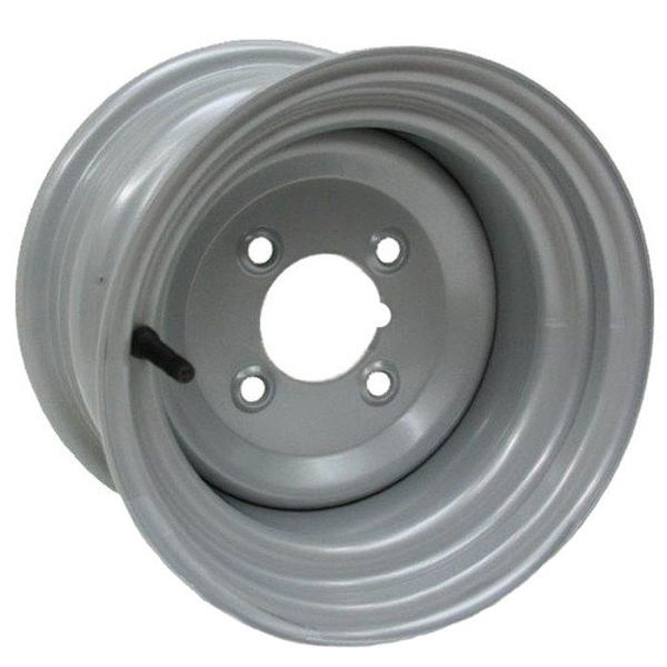 Fælg 6.00x10 - 4/101.6/67 - Sølvgrå silver