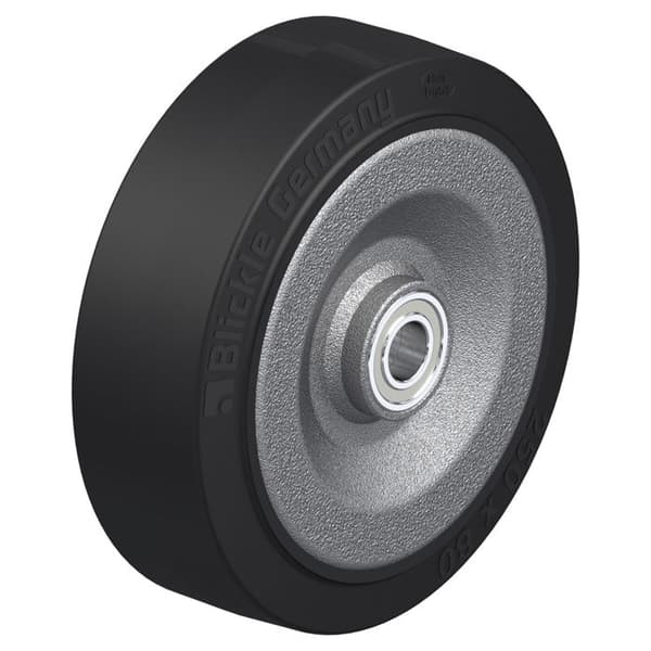 250 mm pyörä kanssa Svart