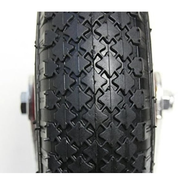 Faste pneumatiske hjul - umærkede - 260mm - Rød - Plast Röd
