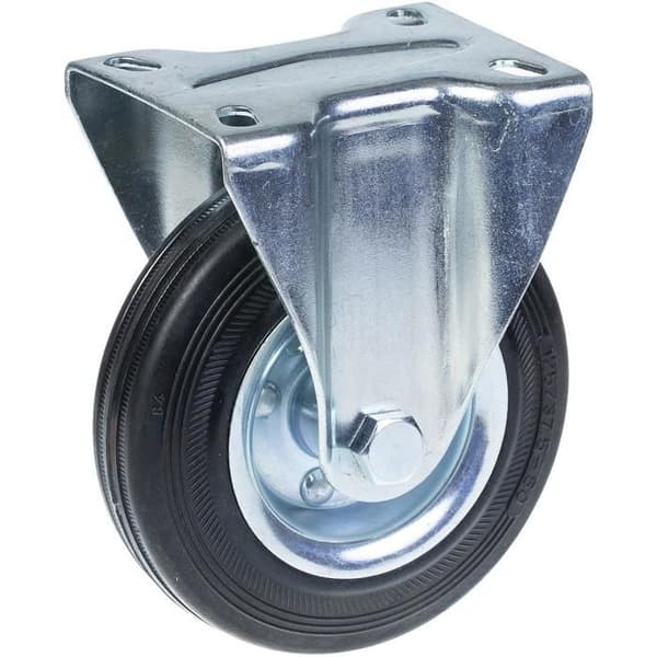 125 mm kiinteä ruletti Svart