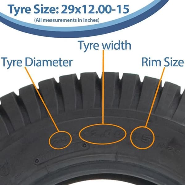 29x12.00-15 Maxxis 4ply Græs