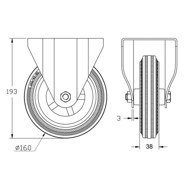 Drejbare og faste hjul