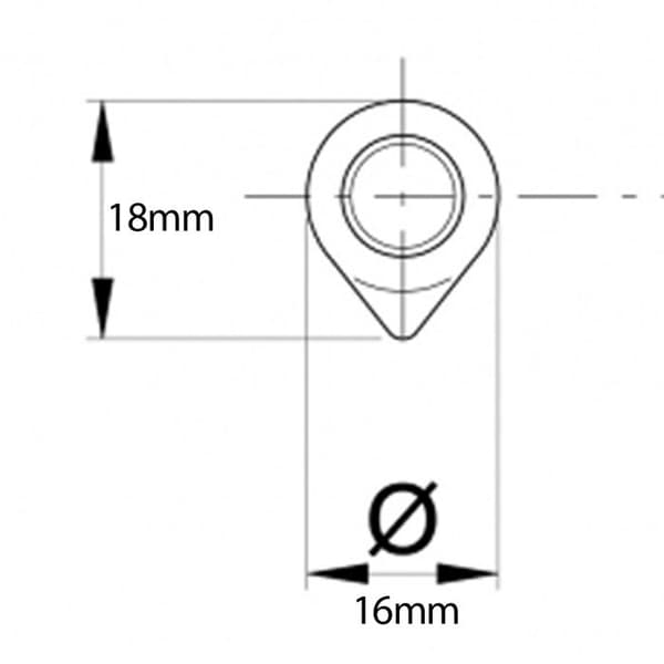Charnière 140mm Profil de