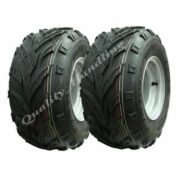 18x9.50-8 ATV-rengas neljällä nastalla 100 mm PC-vanteilla, 2 - Wanda P361 -vanteet, E-merkitty