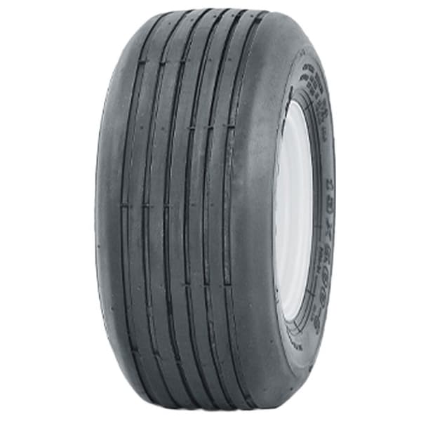 16x6.50-8 6lag Rib dæk på Svart