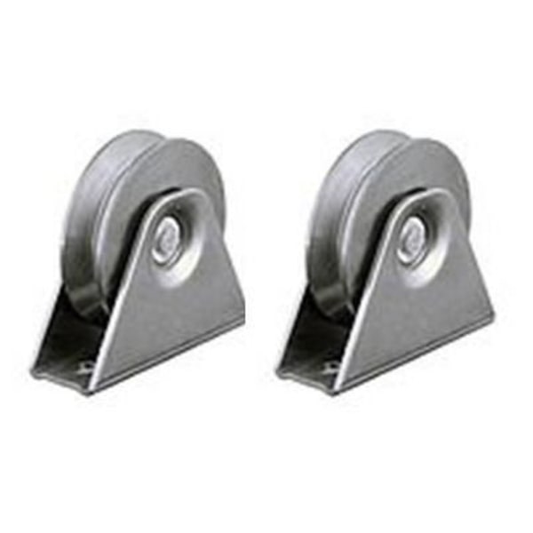 V-spårhjul - Set om 4 - Fast - 60 mm - Stål - Platinastöd