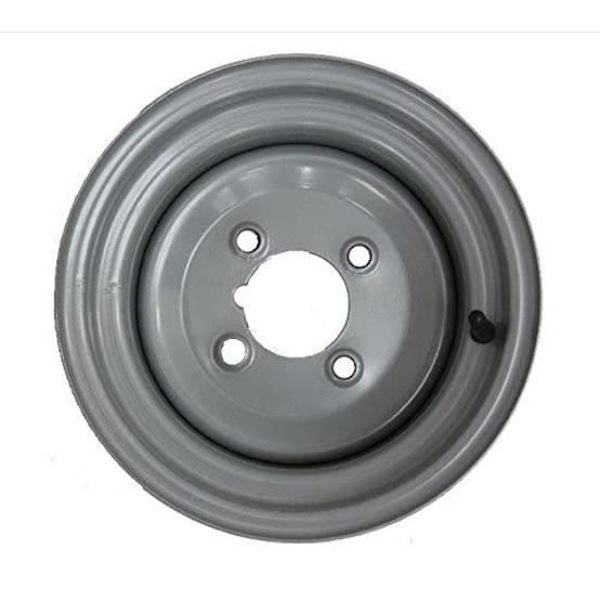 Jantes 6.00x10 4 Clou - Parnells - Hjul med Kant för Gräsklippare Quad Cykel Grå