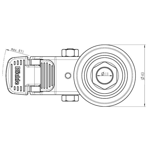 50 mm 2" harmaat ruostumattomasta teräksestä valmistetut pyörät - 4 kpl Grå
