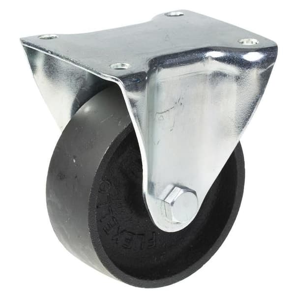 Fast roulette - PARNELLS - 75 mm - Metal - Max belastning 150 kg - Lav rullemodstand