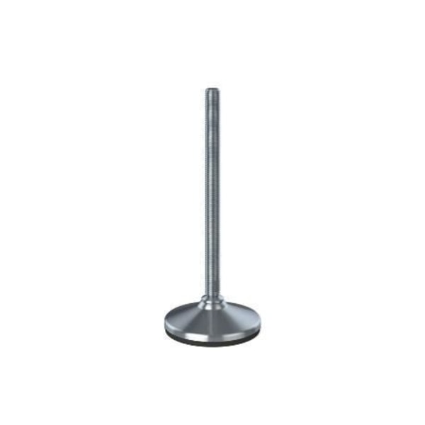 rakennustyömaavarusteet 16x150x105mm ruostumaton jalka, pohja kumityynyllä + insertit 40x40x1,50mm -4 kpl sarja