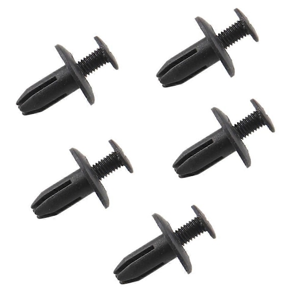 120 st Bil Plast Nitar Hål Dia Fäste Stötfångare Tryckstift Clips