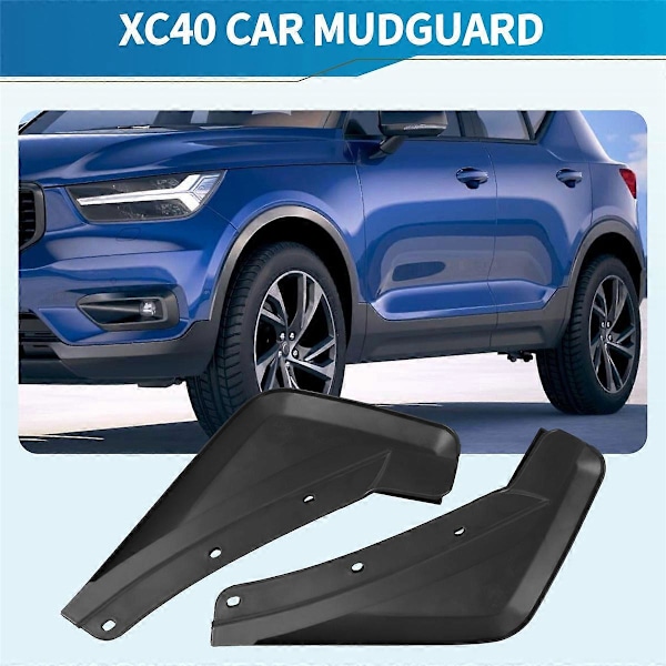 Stänkskydd fram och bak för Volvo XC40 2018 2019 2020 2021, stänkskärmar (set om fyra)