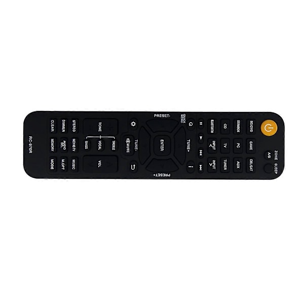RC-970R Fjärrkontroll för Onkyo AV-Receiver TX-SR393 TX-SR494 HT-R398 HT-S3910 TXSR393 TXSR494 HTR3 Black