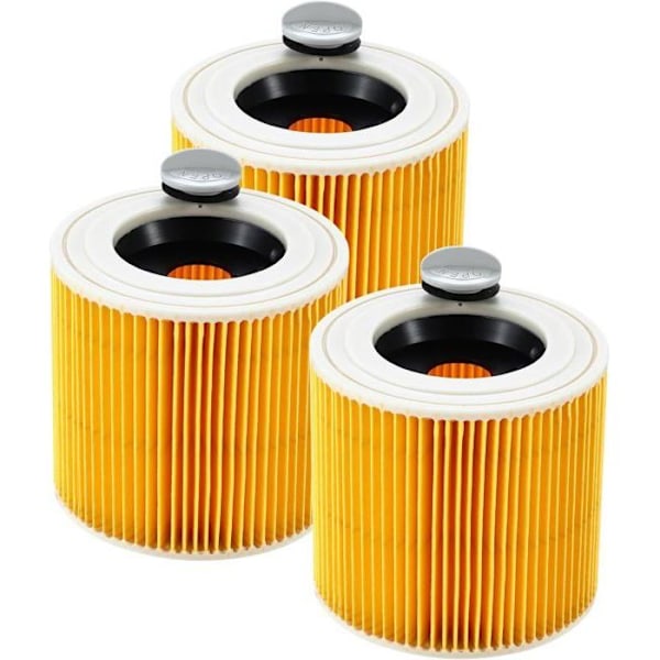 2 kpl suodatinpatruunoita Kärcher WD3 Premium WD2 WD3 WD3P WD3 MV2 MV3 -imureille, korvaava suodatin WD3-imurille