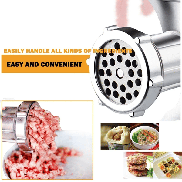 Manuel kødhakker, ahorns pølsemager, rustfrit stål, aluminium, multifunktionel foodprocessor kødhakker til hjemmet