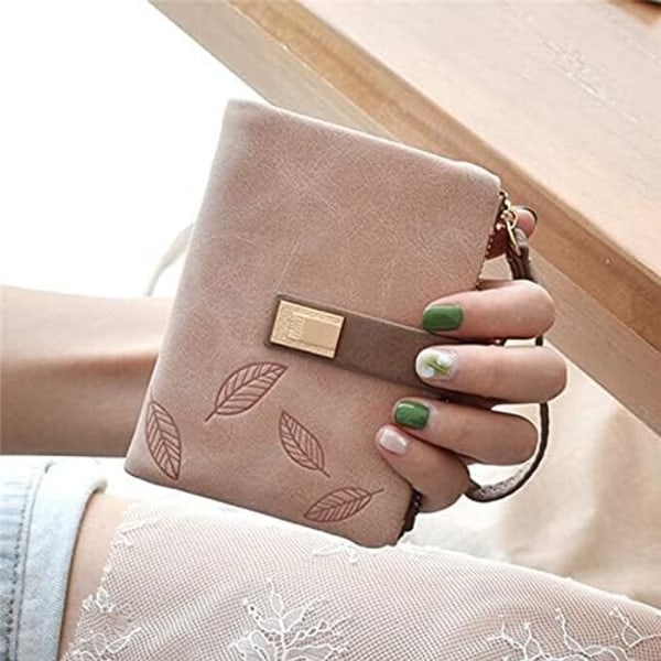 PU Läderplånböcker för Kvinnor - Utsökt Design Khaki