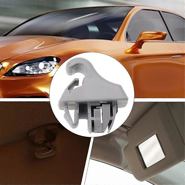 2 st Solskydd Krok Hållare Clip MR779704 MR779705 för Mitsubishi Montero MK3 Pajero 2000-2006 Solvis Gray
