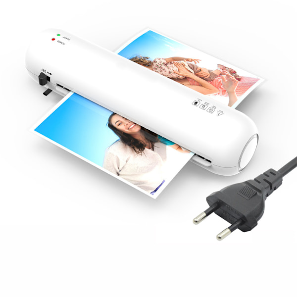 A4 Varm og Kold Laminator, 4-i-1 Laminator, A4 Laminator til Kontor, Hjem, Kort, Menu, Skole